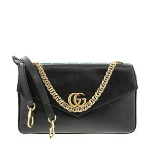 GUCCI Cat Head Shoulder Bag Messenger Green 001 3181 A